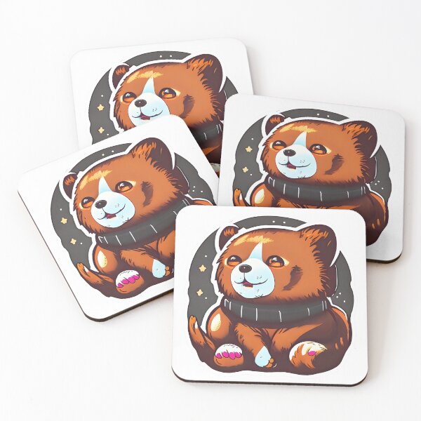 Item preview, Cute Bear Sitting Down designed and sold by SunobStickers.