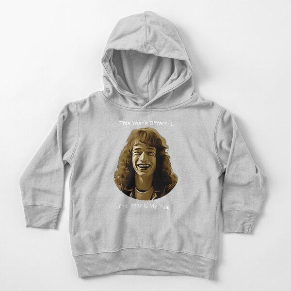 Item preview, Eddie Munson - This Year Is My Year (Dark Red Background) designed and sold by WackyWallaby.