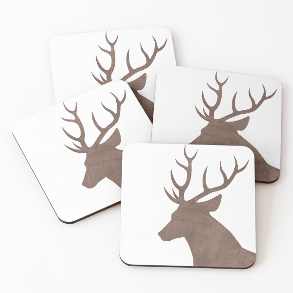 Artikelvorschau, Minimalistische Hirschsilhouette - Skandinavisches Kinderzimmerdekor - Tierfreunde - Für Kinderzimmer - Braun entworfen und verkauft von Studio Grafiikka.