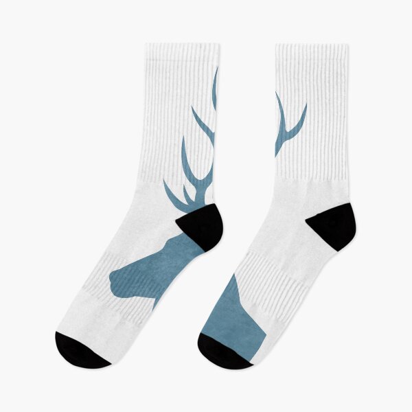 Item preview, Blue Deer Silhouette - Scandinavian Nursery Decor - Animal Friends - For Kids Room - Minimal designed and sold by Studio Grafiikka.