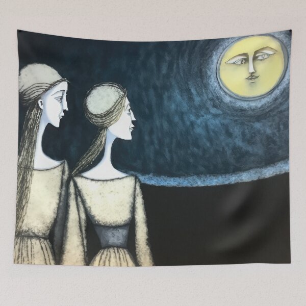 Item preview, Moon Gazing designed and sold by ImaginationbyAI.