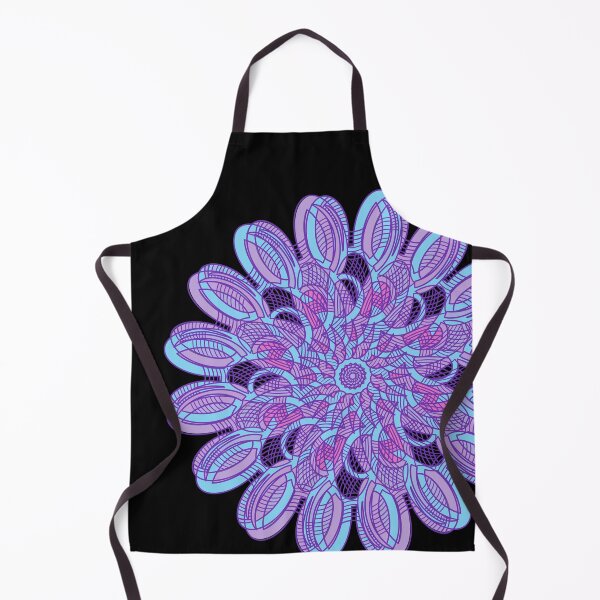 Item preview, Light purple and blue Oval layered Mandala design with flowing lines designed and sold by DaveDanchuk.