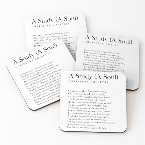 Item preview, A Study A Soul - Christina Rossetti Poem - Literature - Typography Print 2 designed and sold by Studio Grafiikka.