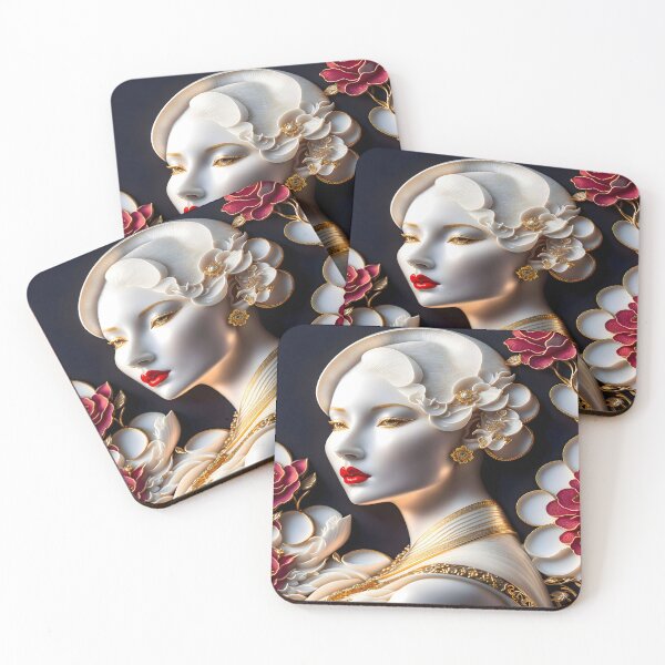 Item preview, Ivory Flowers  designed and sold by @adorcharm Modern & Classic AI Art.