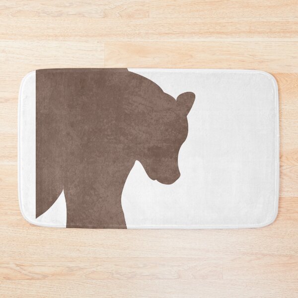 Artikelvorschau, Minimale Bärensilhouette - Skandinavisches Kinderzimmerdekor - Tierfreunde - Für Kinderzimmer - Braun - Ursa entworfen und verkauft von Studio Grafiikka.