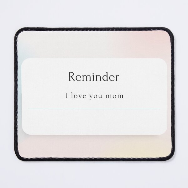 Item preview, Heartfelt Tribute to Mom: I Love You Mom Simple Design designed and sold by magicalshops.