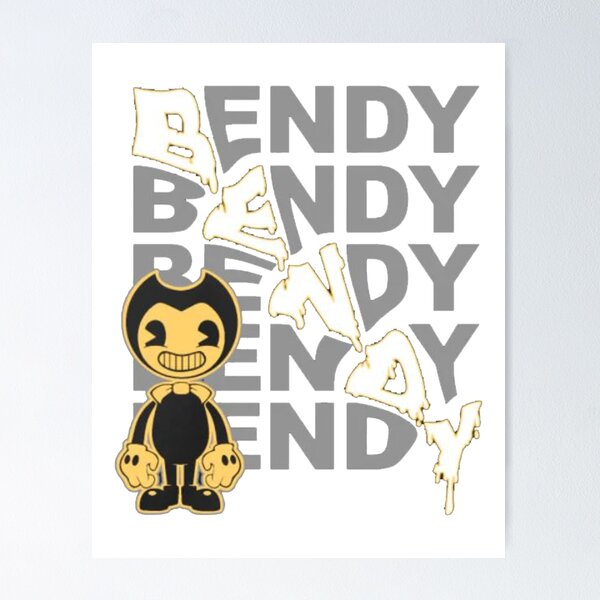 Bendy Ink Machine Themed Birthday Poster 16 X 20 40x50cm -  Israel