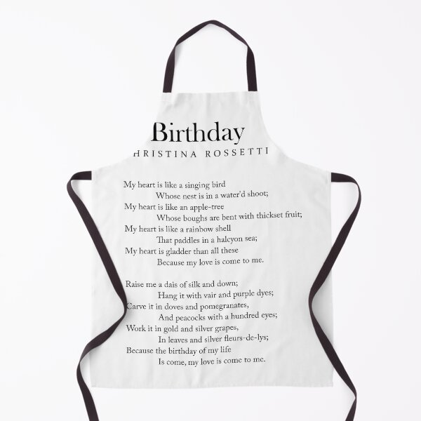 Item preview, A Birthday - Christina Rossetti Poem - Literature - Typography Print 1 designed and sold by Studio Grafiikka.