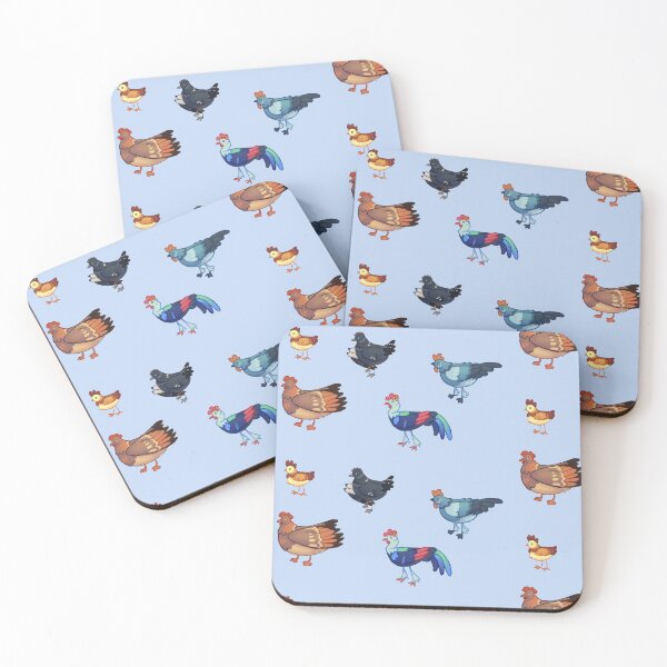 Item preview,  Chicks of destiny pattern-  Wings of fire Dragons as Chickens designed and sold by Aloe Wing.