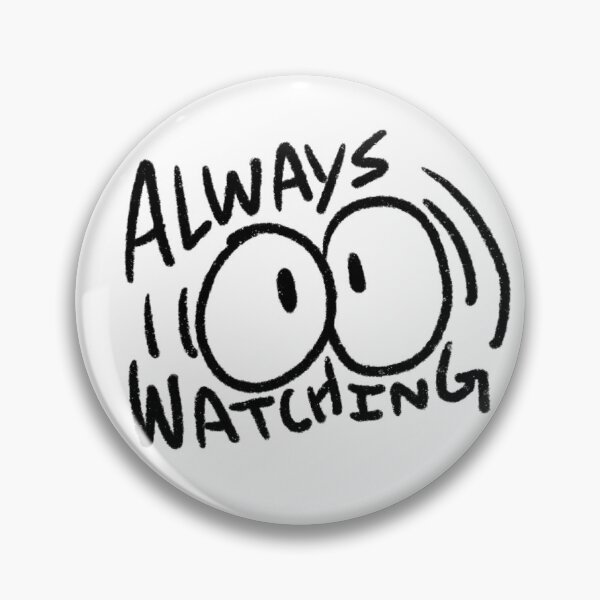 Item preview, Pair of cartoon eyes always watching designed and sold by CattleChoir.