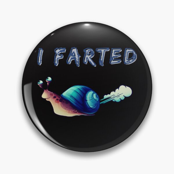 Item preview, I farted funny snail fart Sticker designed and sold by UbaldoKautzer.