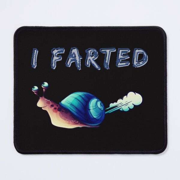 Item preview, I farted funny snail fart Sticker designed and sold by UbaldoKautzer.