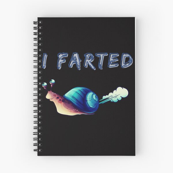 Item preview, I farted funny snail fart Sticker designed and sold by UbaldoKautzer.