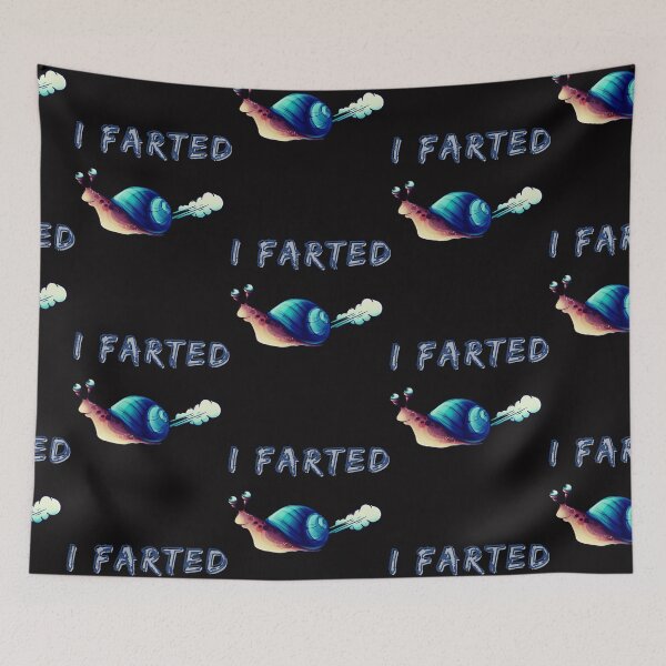 Item preview, I farted funny snail fart Sticker designed and sold by UbaldoKautzer.