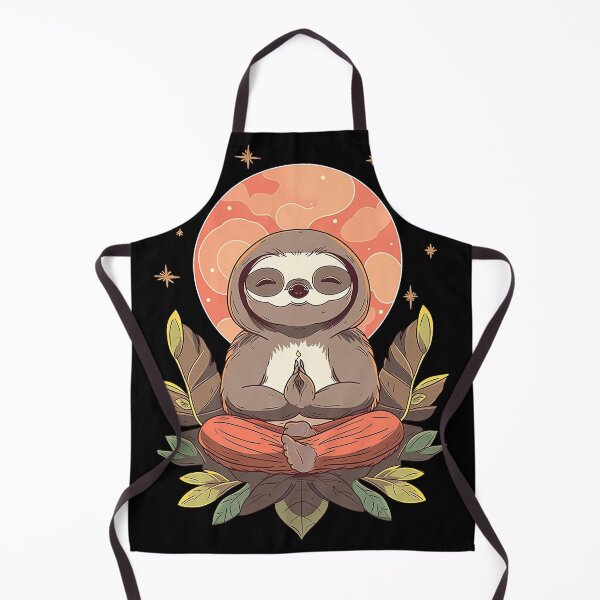 Item preview, Yoga Sloth Meditation Relax Fun Cute Graphic designed and sold by SpookshowDesign.
