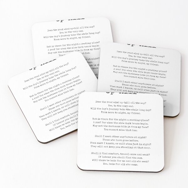 Item preview, Up-Hill - Christina Rossetti Poem - Literature - Typewriter Print 1 designed and sold by Studio Grafiikka.