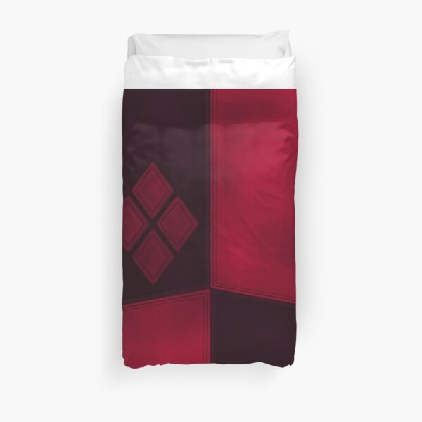 Harlequins and Stitches Rolling Around in Ditches Duvet Cover