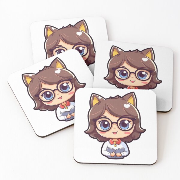 Item preview, Cute Girl Cat Teacher Sticker  designed and sold by SuccessSK.