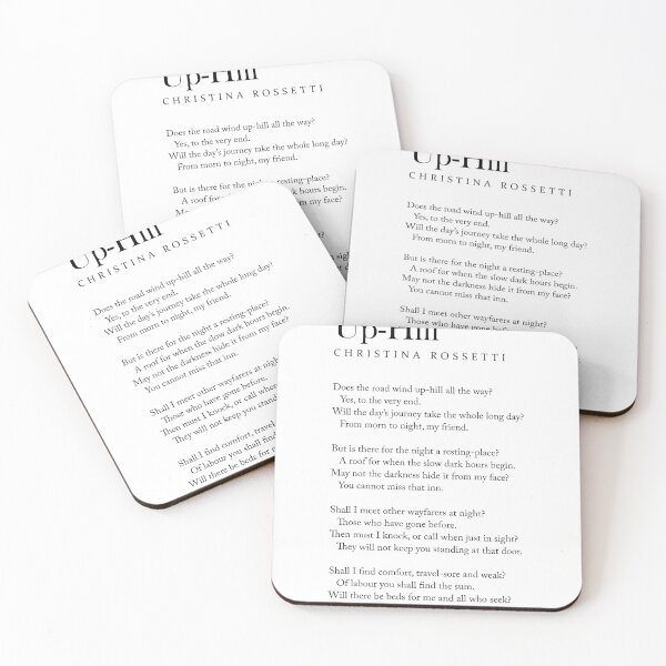 Item preview, Up-Hill - Christina Rossetti Poem - Literature - Typography Print 2 designed and sold by Studio Grafiikka.