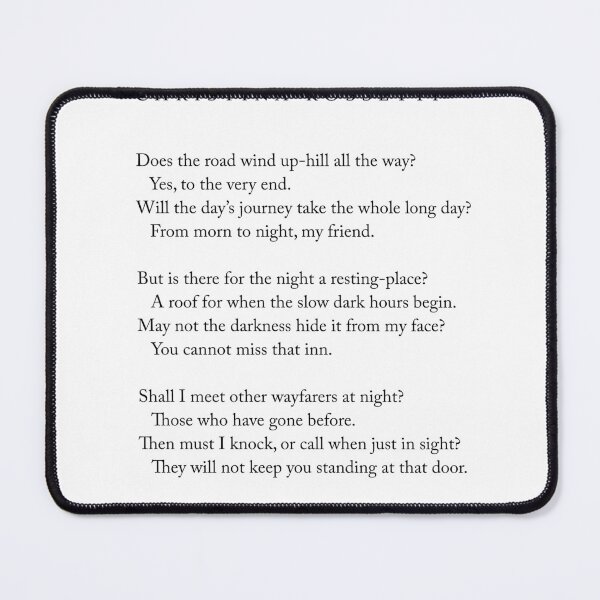 Item preview, Up-Hill - Christina Rossetti Poem - Literature - Typography Print 2 designed and sold by Studio Grafiikka.