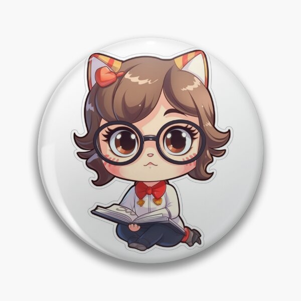Item preview, Cute Girl Cat Teacher Sticker designed and sold by SuccessSK.