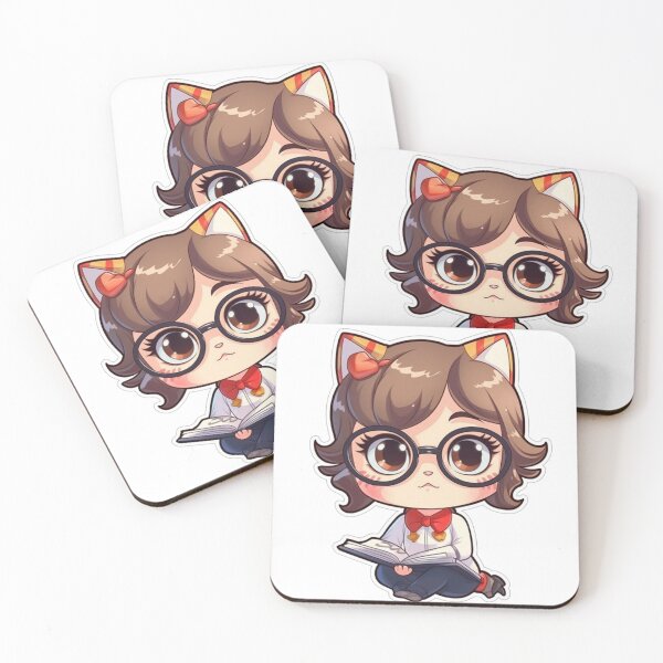 Item preview, Cute Girl Cat Teacher Sticker designed and sold by SuccessSK.
