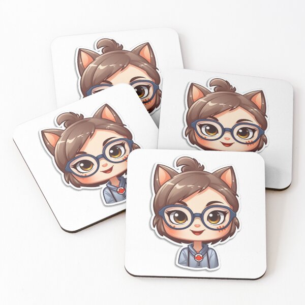 Item preview, Cute Girl Cat Teacher Sticker designed and sold by SuccessSK.