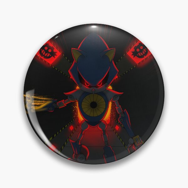 Metal Sonic Menacing Magnet for Sale by Keerl