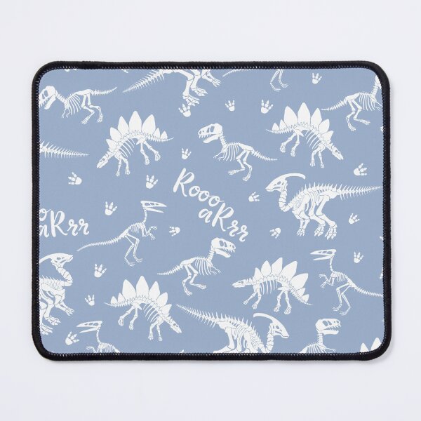 Item preview, Painted Dinos Blue and White pattern designed and sold by Ladies-Boutique.