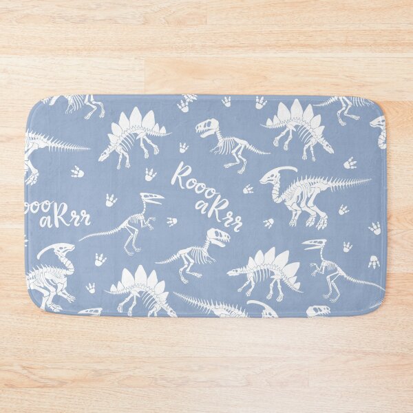 Item preview, Painted Dinos Blue and White pattern designed and sold by Ladies-Boutique.