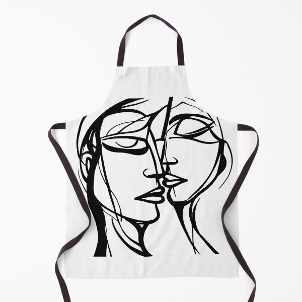 Item preview, Couple Kissing Line Art Romantic Art Kiss Together Sweet Couple Man and Woman designed and sold by EmilyFNM3D.