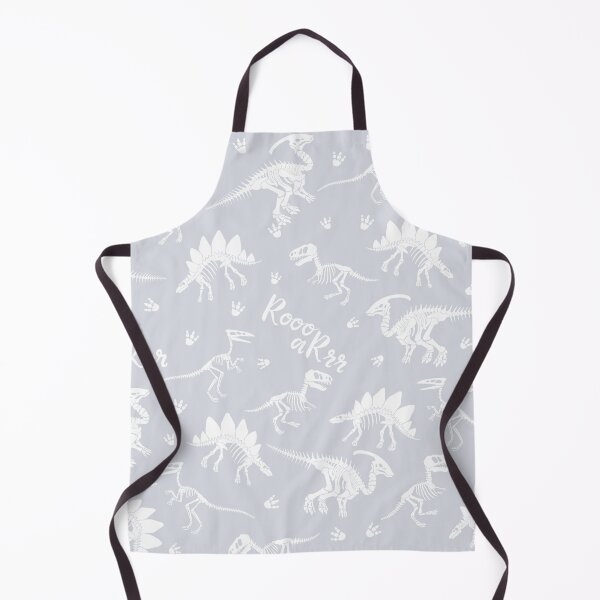 Item preview, Painted Dinos Gray and White pattern designed and sold by Ladies-Boutique.