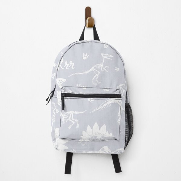 Item preview, Painted Dinos Gray and White pattern designed and sold by Ladies-Boutique.