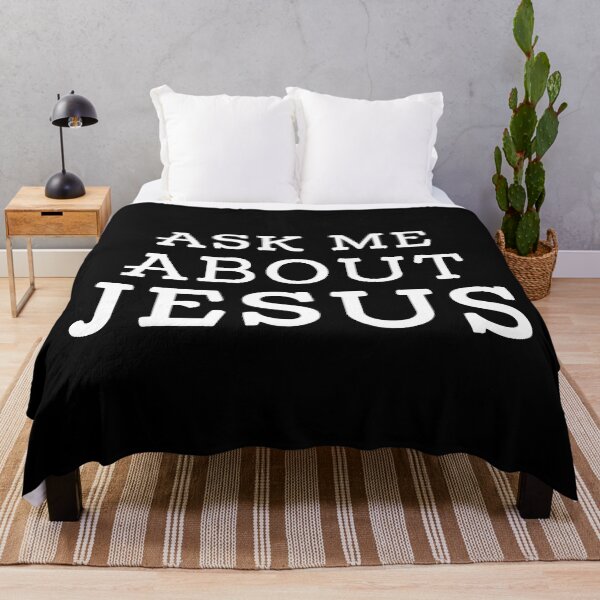 Item preview, Ask Me About Jesus designed and sold by ViewerEqualsPhoton.