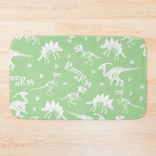 Item preview, Painted Dinos Green and White pattern designed and sold by Ladies-Boutique.