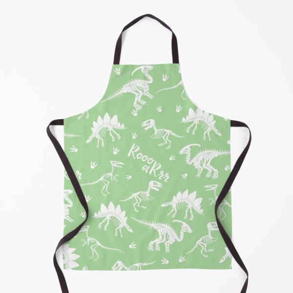 Item preview, Painted Dinos Green and White pattern designed and sold by Ladies-Boutique.
