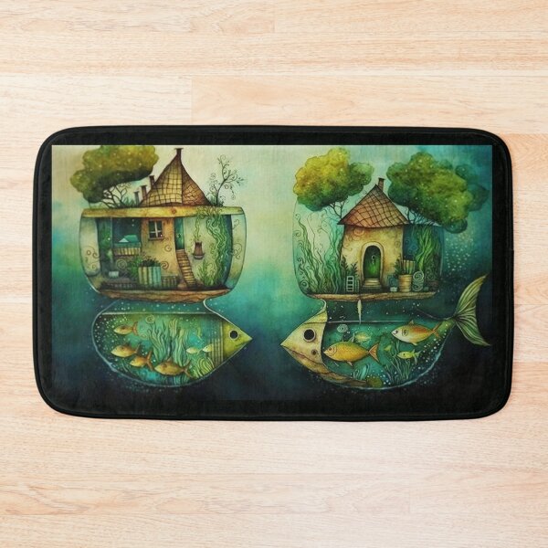 Item preview, Fishtank Islands designed and sold by ImaginationbyAI.