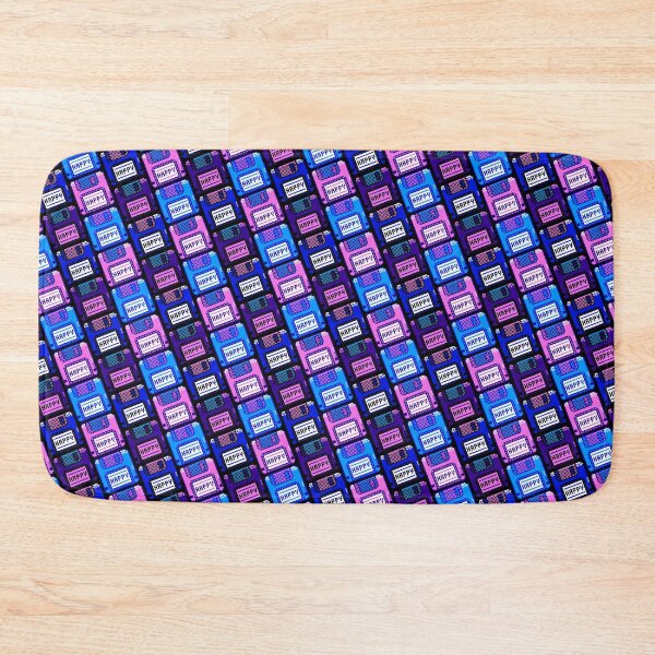 Item preview, Happy Geek Blue Retro Floppy Disk Pixel Art designed and sold by JessicaAmber.