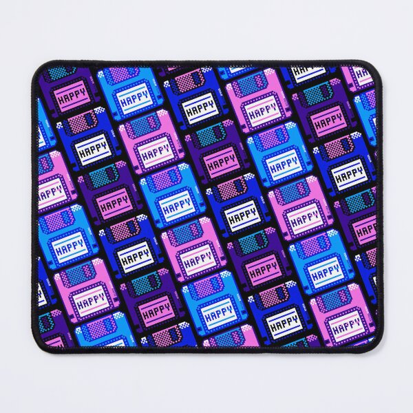 Item preview, Happy Geek Blue Retro Floppy Disk Pixel Art designed and sold by JessicaAmber.
