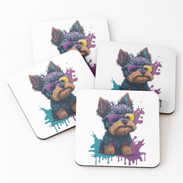 Item preview, Yorkie Puppy Graffiti Sunglasses 2 designed and sold by 5dward.