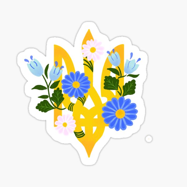 Ukraine Trident Sticker