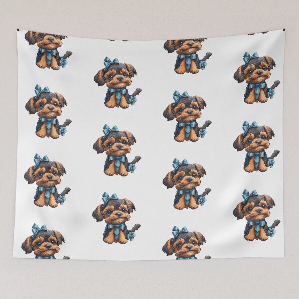 Item preview, Cute Puppy With Bow designed and sold by 5dward.