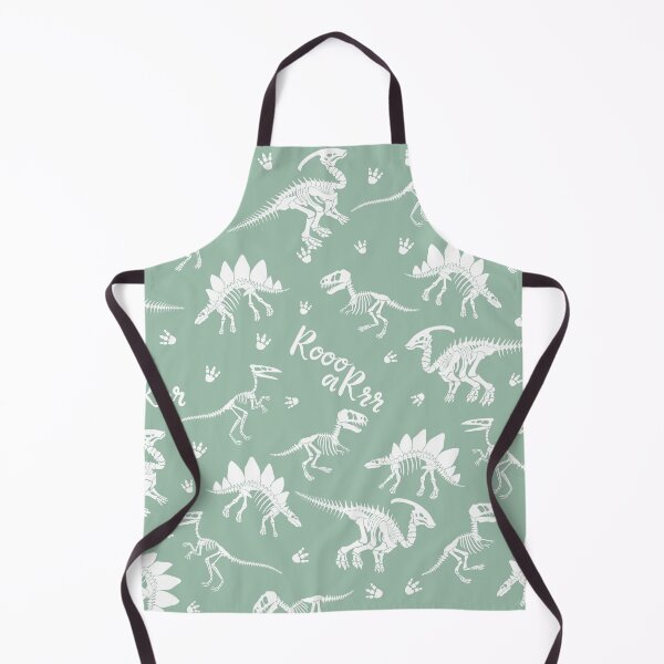 Item preview, Painted Dinos Green and White pattern designed and sold by Ladies-Boutique.