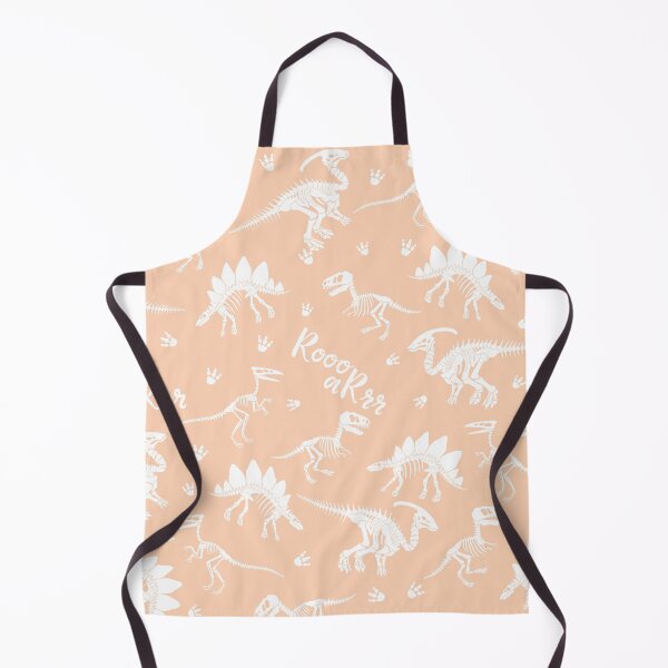 Item preview, Painted Dinos Orange and White pattern designed and sold by Ladies-Boutique.