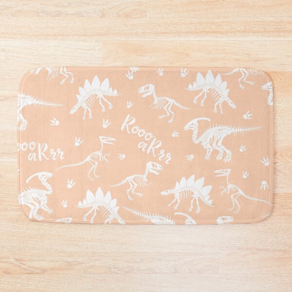 Item preview, Painted Dinos Orange and White pattern designed and sold by Ladies-Boutique.