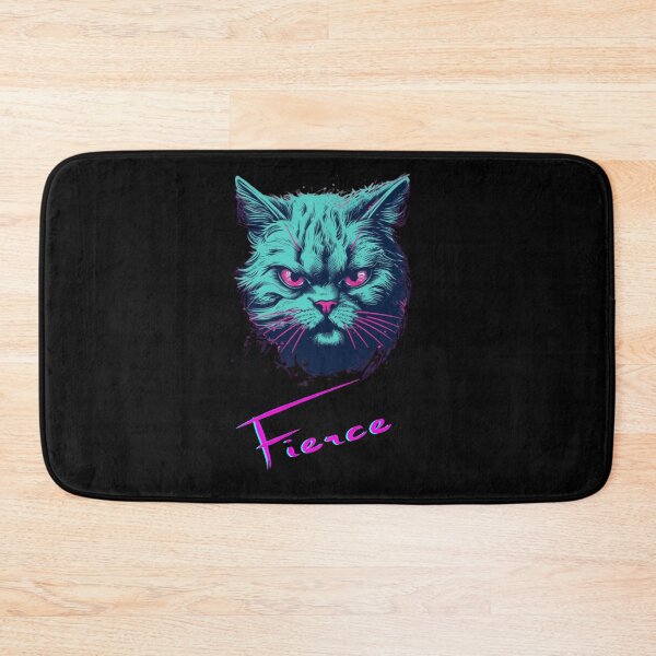 Item preview, Fierce Feline Synthwave Design designed and sold by jmclaren2023.