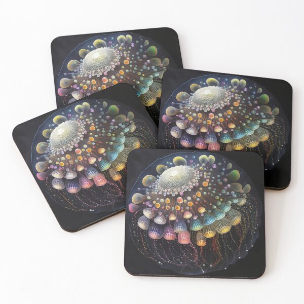 Item preview, Jellyfish Glowing Magic 2 designed and sold by ImaginationbyAI.