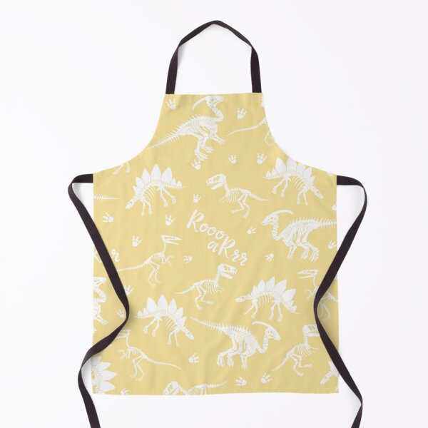 Item preview, Painted Dinos Yellow and White pattern designed and sold by Ladies-Boutique.