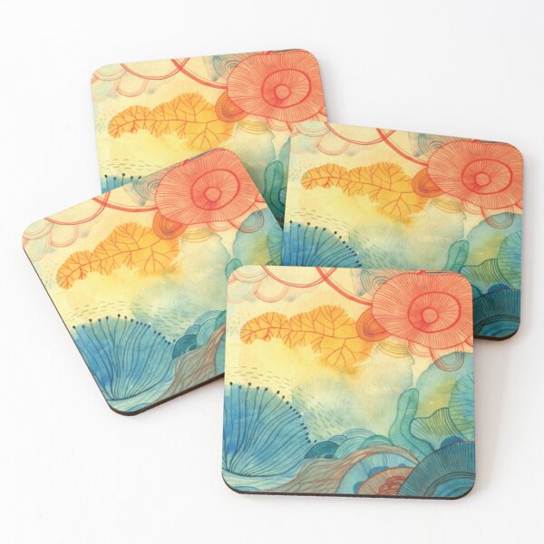 Item preview, Watercolour doodle background designed and sold by MTShoppingLine.