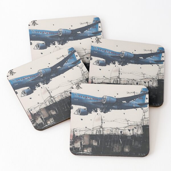 Item preview, Kowlnoon Walled City Collection - Airplane over the City of Darkness 2 designed and sold by JustinLeeShop.